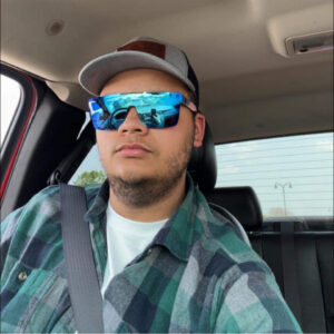 Picture of Tristan in car