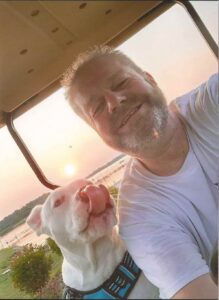 Picture of Shane and his dog